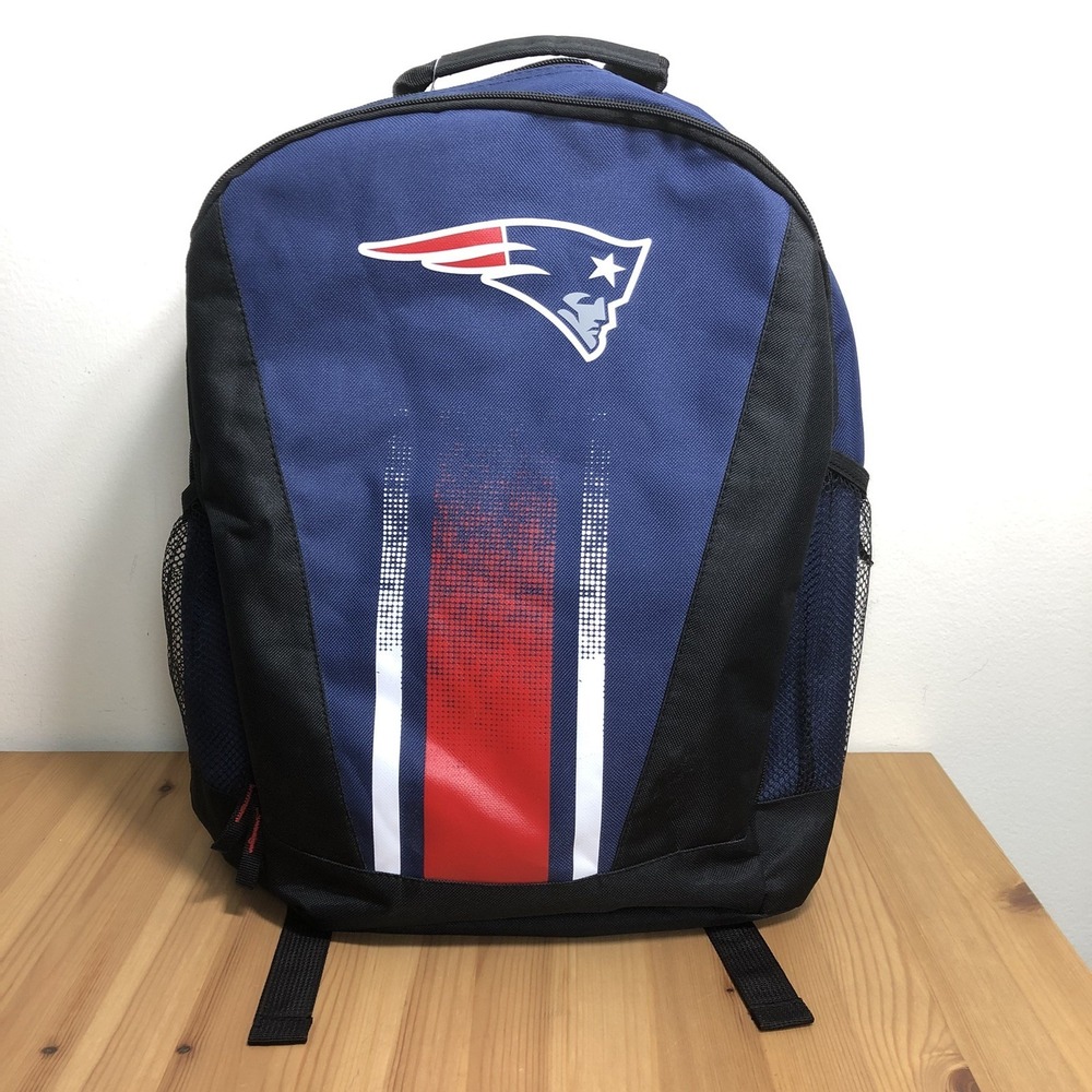NWT New England Patriots Forever School Travel Backpack Navy Black Red NFL